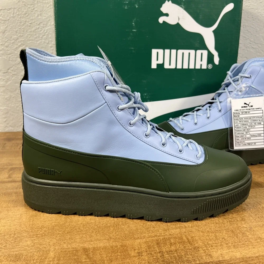 PUMA x MAISON KITSUNÉ Suede Mid 2021 Promotional Sample Size 14 Men's 381269-01